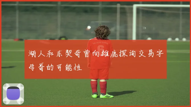 湖人和东契奇曾向雄鹿探询交易字母哥的可能性