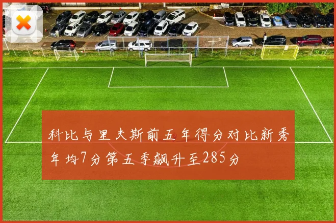科比与里夫斯前五年得分对比新秀年均7分第五季飙升至285分